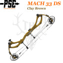 PSE MACH 33 DS – Arc de Chasse 2025 en Carbone Rapide et Ultra-Léger - CLAY BROWN