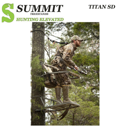 SUMMIT Treestand autoescalable TITAN SD - El grande y fuerte...