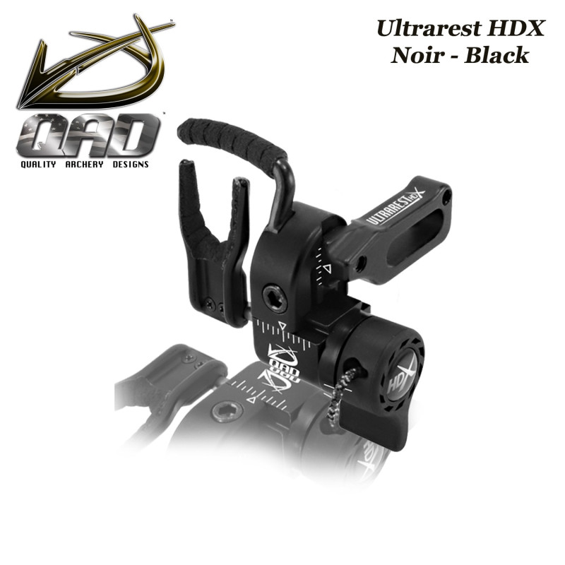 QAD Ultrarest HDX Repose-flèches à effacement pour la chasse et le