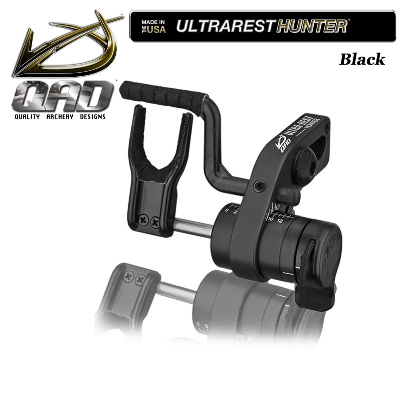 QAD Ultrarest Hunter Erasing arrow rest for hunting and 3D shooting