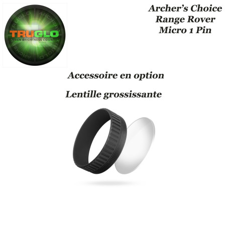 TRUGLO Archer's Choice Range Rover Micro Single Pointer Hunting Sight