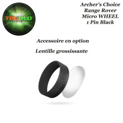 TRUGLO Mirino da caccia Range Rover Micro Wheel a singolo puntatore di Archer's Choice