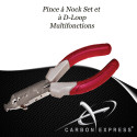 CARBON EXPRESS Multifunctionele Nock Set en D-Loop tang