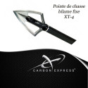 CARBON EXPRESS XT4-BLADE Fixe Bimetall-Jagdspitzen