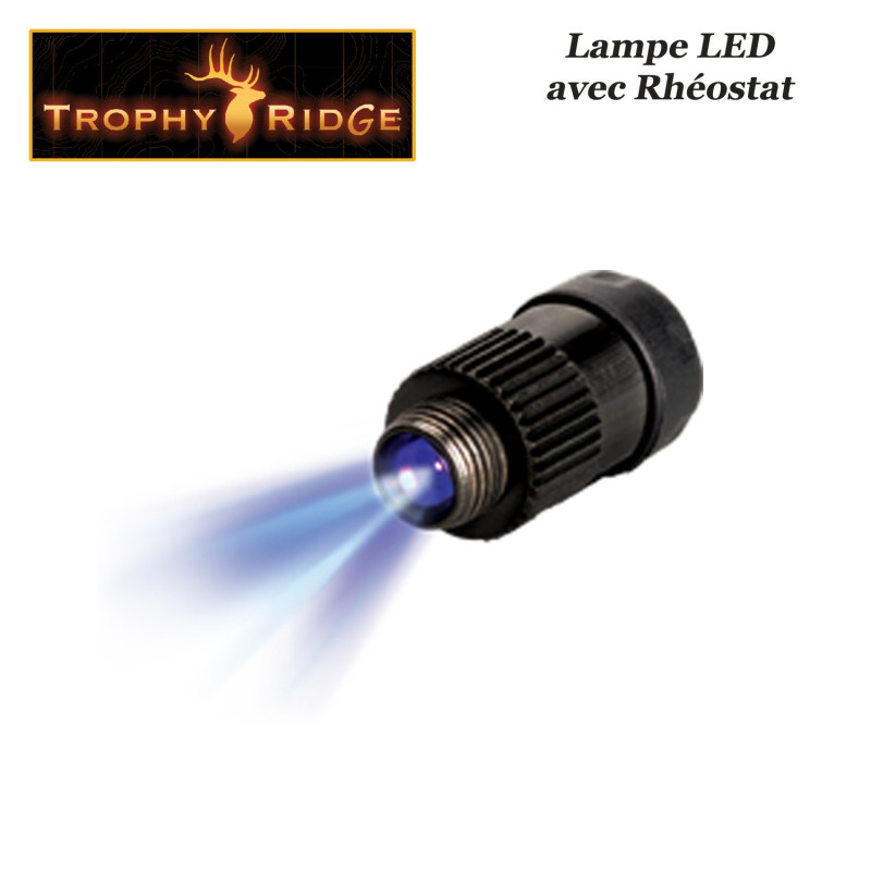 TROPHY RIDGE Blue LED lamp with rheostat for fibre optic sights