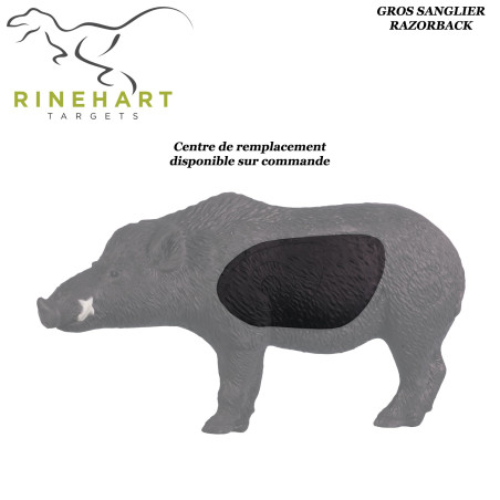 RINEHART 3D Large Boar Razorback Boar foam target for archery