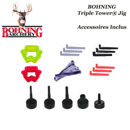 BOHNING Triple Tower Jig 3-stacker straight, helical or offset in one go