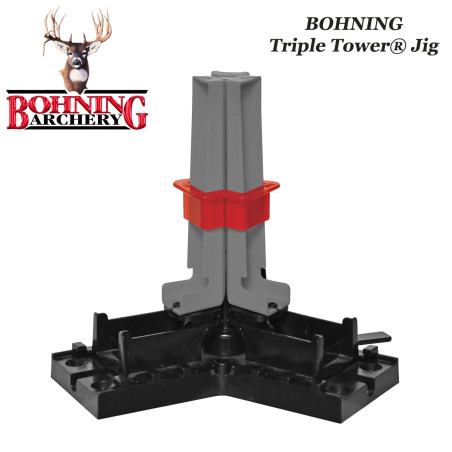 BOHNING Triple Tower Jig Empener 3-flügelig in einem Zug gerade, spiralförmig oder offset