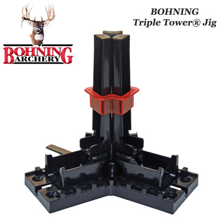 BOHNING Triple Tower Jig 3-stapelaar recht, schuin of offset in één keer