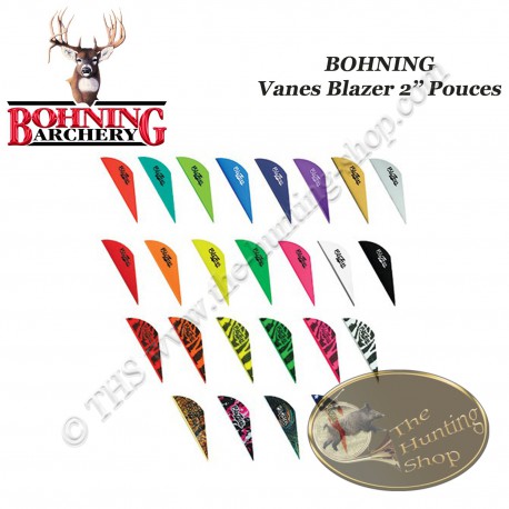 BOHNING Vanes Blazer 2" inch plastic color assortment