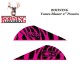 BOHNING Vanes Blazer 2" pouces en plastique ROSE TIGRÉ - PINK TIGER