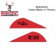 BOHNING Vanes Blazer 2" inch plastic RED - RED