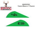 BOHNING Vanes Blazer 2" inch plastic GREEN - NEON GREEN