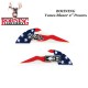 BOHNING Vanes Blazer 2" inch plastic American Flag