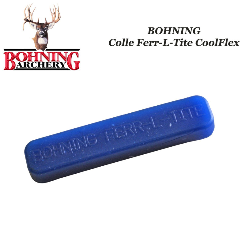 BOHNING Ferr-L-Tite CoolFlex Barra de cola caliente de baja temperatura para puntas de flecha e insertos