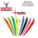 BOHNING Impulse special vanes for traditional recurve bows assorted colors