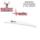 BOHNING Impulse special vanes for recurve bows WHITE - WHITE