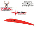 BOHNING Vanes Impulse spéciales pour arcs traditionnels recurve RUBY