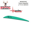 BOHNING Impulse special vanes for traditional recurve bows JADE