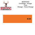 BOHNING Blazer 4" Arrow Wraps cresta adhesivos para flechas NARANJA - NEON ORANGE