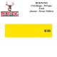 BOHNING Blazer 4" Arrow Wraps cresta adhesivos para flechas AMARILLO - NEON YELLOW