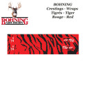 BOHNING Blazer Tiger Arrow Wraps 4 of 7 inch kuif tijger stickers voor RODE pijlen - RED