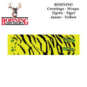 BOHNING Blazer Tiger Arrow Wraps 4 o 7 pollici cresting tiger adesivi per frecce GIALLE - GIALLO