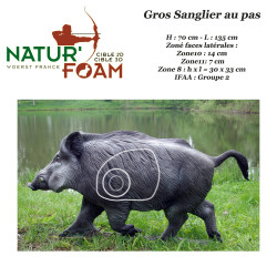 NATUR'FOAM 3D Large Boar foam target for archery