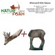 NATUR'FOAM Cible 3D Brocard tête basse en mousse pour le tir à l'arc