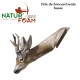 NATUR'FOAM Cible 3D Tête de Brocard basse seule en mousse pour le tir à l'arc