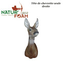 NATUR'FOAM Cible 3D Tête de Chevrette droite seule en mousse pour le tir à l'arc