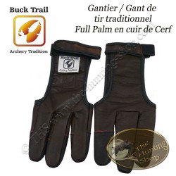 BUCK TRAIL Gantier Full Palm en cuir de cerf