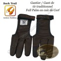 BUCK TRAIL Full Palm deerskin glove