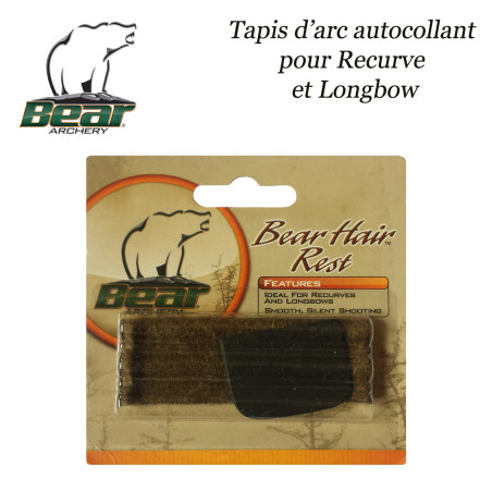 BEAR ARCHERY Alfombrilla de arco autoadhesiva para Recurvo y Longbow