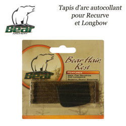 BEAR ARCHERY Tapis d'arc autocollant pour Recurve et Longbow