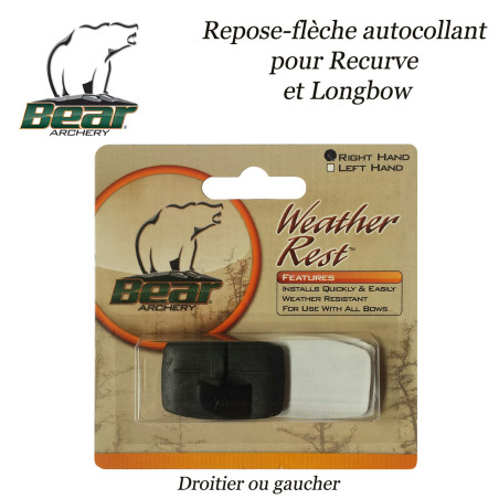 Bear Archery Tappetino per arco autoadesivo per Recurve e Longbow