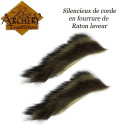 BIG ARCHERY TRADITION Raccoon fur rope muffler