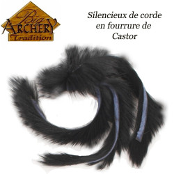 BIG ARCHERY TRADITION Beaver fur rope silencer