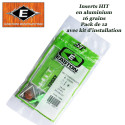 EASTON Insertos HIT de aluminio ligero para tubos y ejes Axis 12 Paquete con kit de instalación