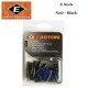 EASTON Encoches intérieures X Nocks 12 Pack NOIR - BLACK