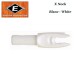 EASTON Encoches intérieures X Nocks 12 Pack BLANC - WHITE