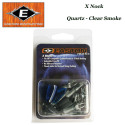 EASTON Encoches intérieures X Nocks 12 Pack QUARTZ - CLEAR SMOKE