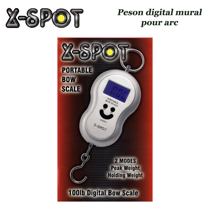 X-SPOT Digital wall-mounted archery scale for measuring the power of traditional and compound bows