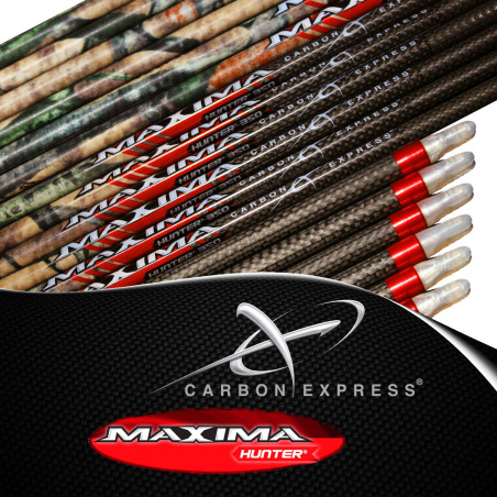 CARBON EXPRESS Tubos desnudos Maxima Hunter para flechas de caza y tiro 3D