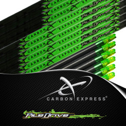 CARBON EXPRESS Tubi nudi PileDriver per frecce da caccia e tiro 3D