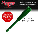 VICTORY ARCHERY VAP Penetrator 50-grit GREEN adaptador de aluminio para VAP 400 - 450 - 500