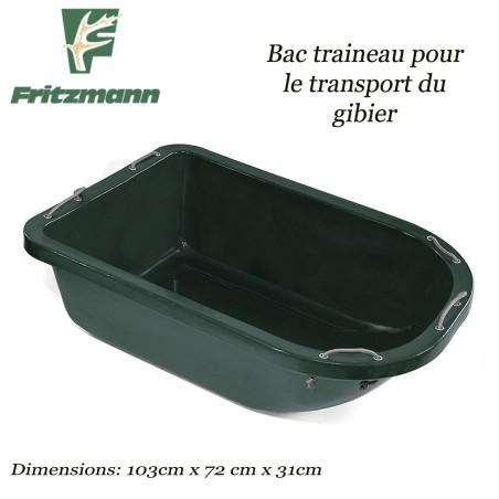 FRITZMANN Cubo de transporte de juegos