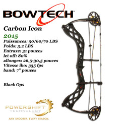 BOWTECH Prodigy 2015 Arc compound à poulies Powershift Technology