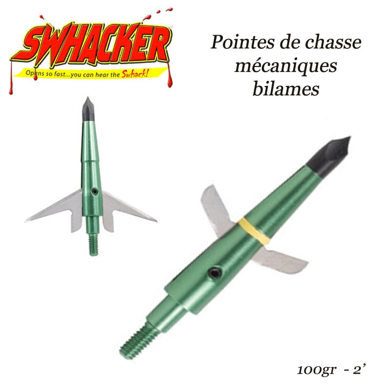 SWHACKER Mechanical twin-blade points