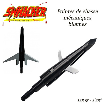 SWHACKER Mechanical twin-blade points